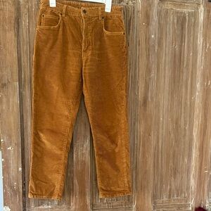 6397 women’s Corduroy Pants in Rust Brown